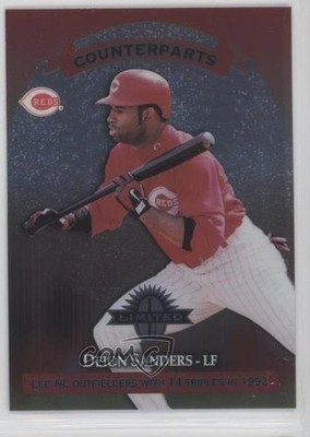 1997 Donruss Limited Exposure Non-Holographic Deion Sanders Bernard Gilkey h6c