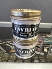 Layrite Cement Hair Clay 4.25 Oz two Cans 