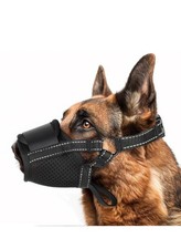 Bozal ajustable para perros, transpirable, antiladridos, XL