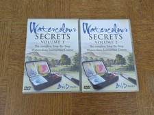 Watercolour Painting Secrets: Volume 1 & 2 (DVD, 8 Disc Set) Bob Davies