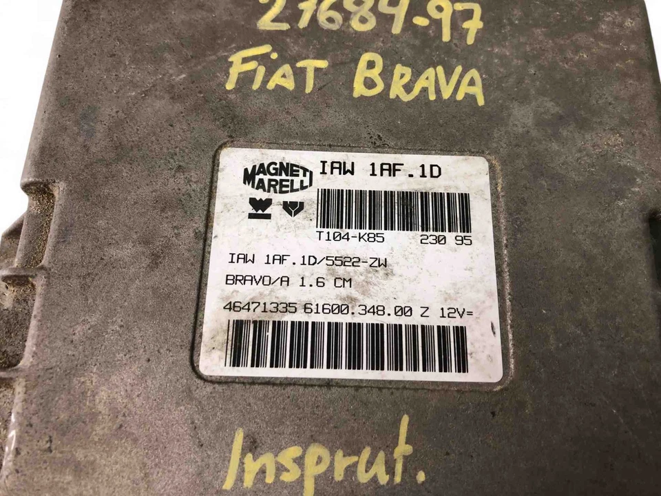 Centralina motore Fiat Bravo I 182 ECU 46471335 1997 30318793 - Immagine 2 di 4