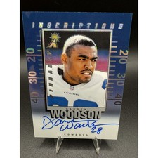 2025 National Treasures Darren Woodson Inscriptions Auto On-Card Silver Prizm