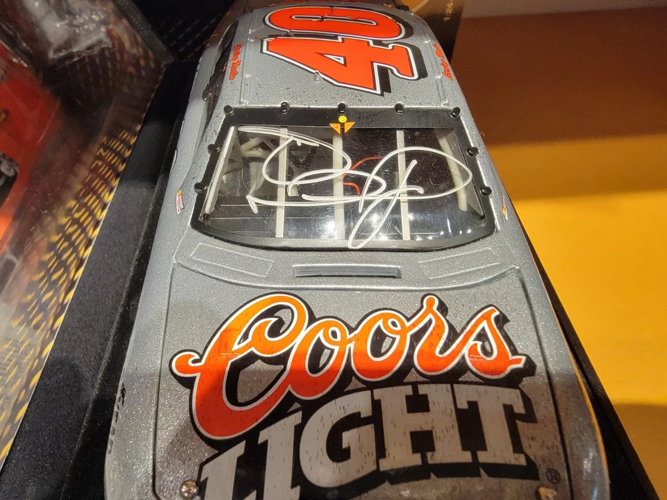 Jamie McMurray #40 Coors Light 2002 autografiado élite 1:24 - primera victoria en la copa Foto 3 de 4