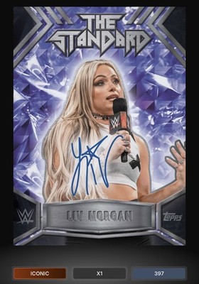 Topps Slam Women of WWE The Standard Liv Morgan Iconic {DIGITAL}
