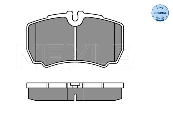 Meyle 025 291 2320 Bremsbelagsatz, Scheibenbremse FüR Iveco-image