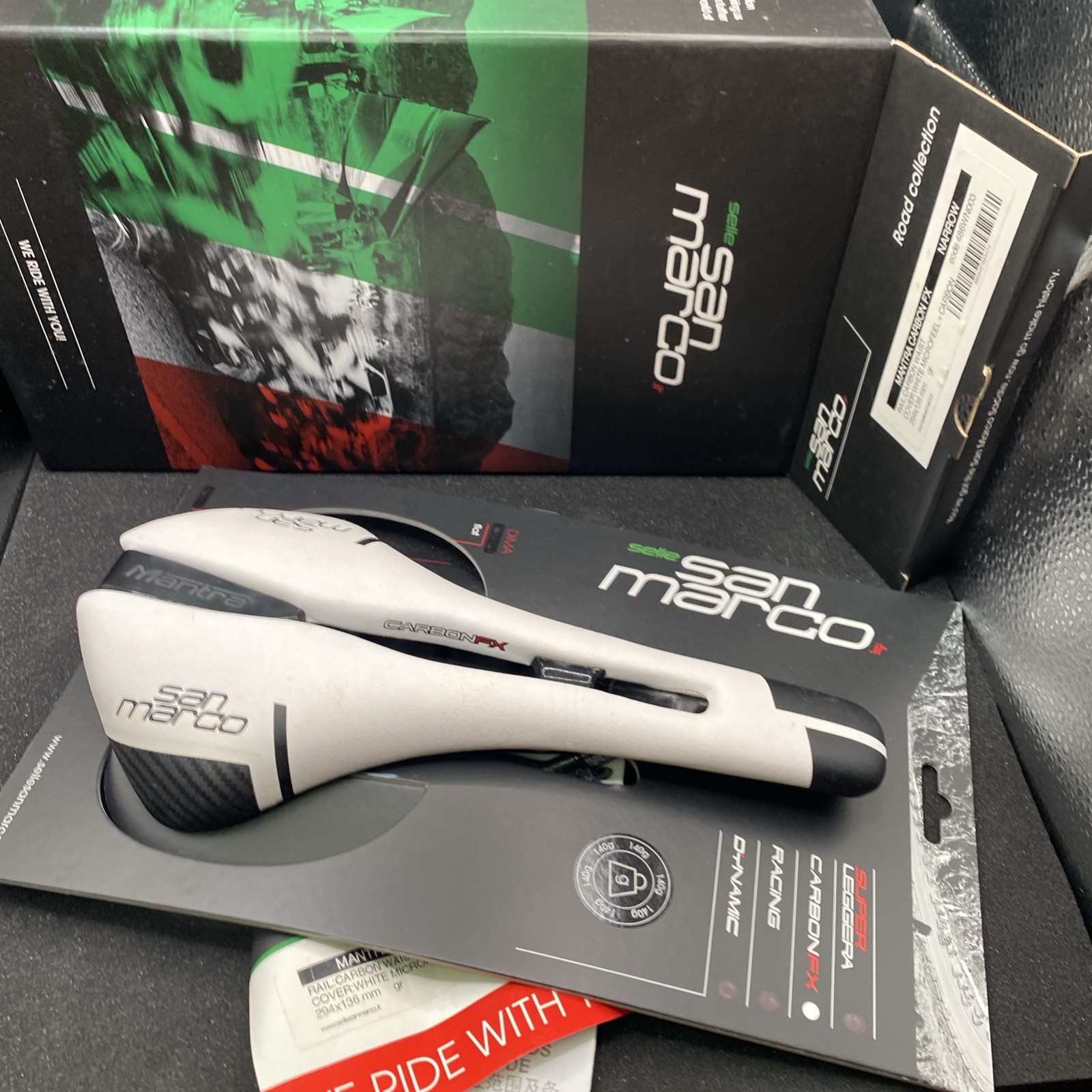Selle San Marco Mantra Carbon Fx Cycling Saddle Sear 294x136mm (s37)
