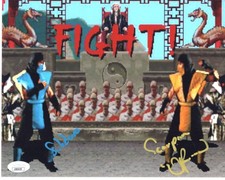 Daniel Pesina signed 8x10 Photo Sub Zero, Scorpion - Mortal Kombat