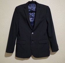 IZOD Boys Navy Blue Blazer Sports Jacket 2-Button Size 16 R