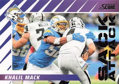 2024 Score #9 Khalil Mack Sack Attack