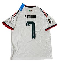 Adidas Men's G. MORA Mexico Away Soccer Jersey, White, L