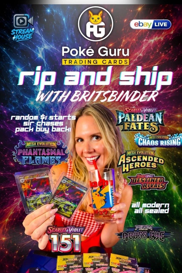 Rip and Sip! Come Vibe with Brit and Crew, Multi Pack Specials!