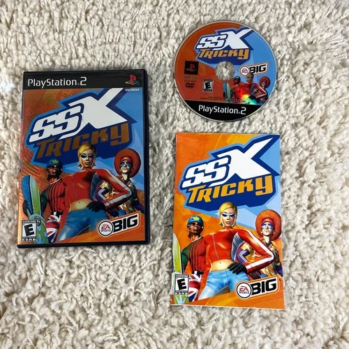 SSX Tricky (Playstation 2 PS2 2001) PS2 Complete CIB Black Label + Reg Card