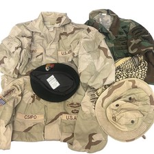 NAMED GWOT Special Forces Modified Uniform Grouping Green Beret DCU/BDU Camo SF
