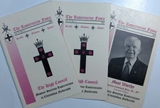 THE ROSICRUCIAN FAMA Masonic Esoteric Occult Secret Society 3-book lot MASONRY