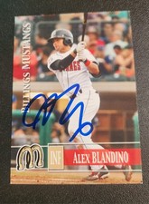 Alex Blandino Signed 2014 Grandstand Billings Mustangs Cincinnati Reds