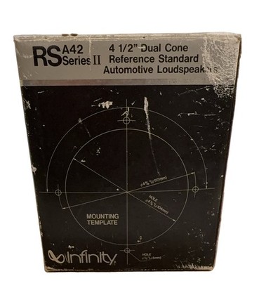 Empty Box Only. VTG Infinity Reference Speaker Box. Grills Are In Box