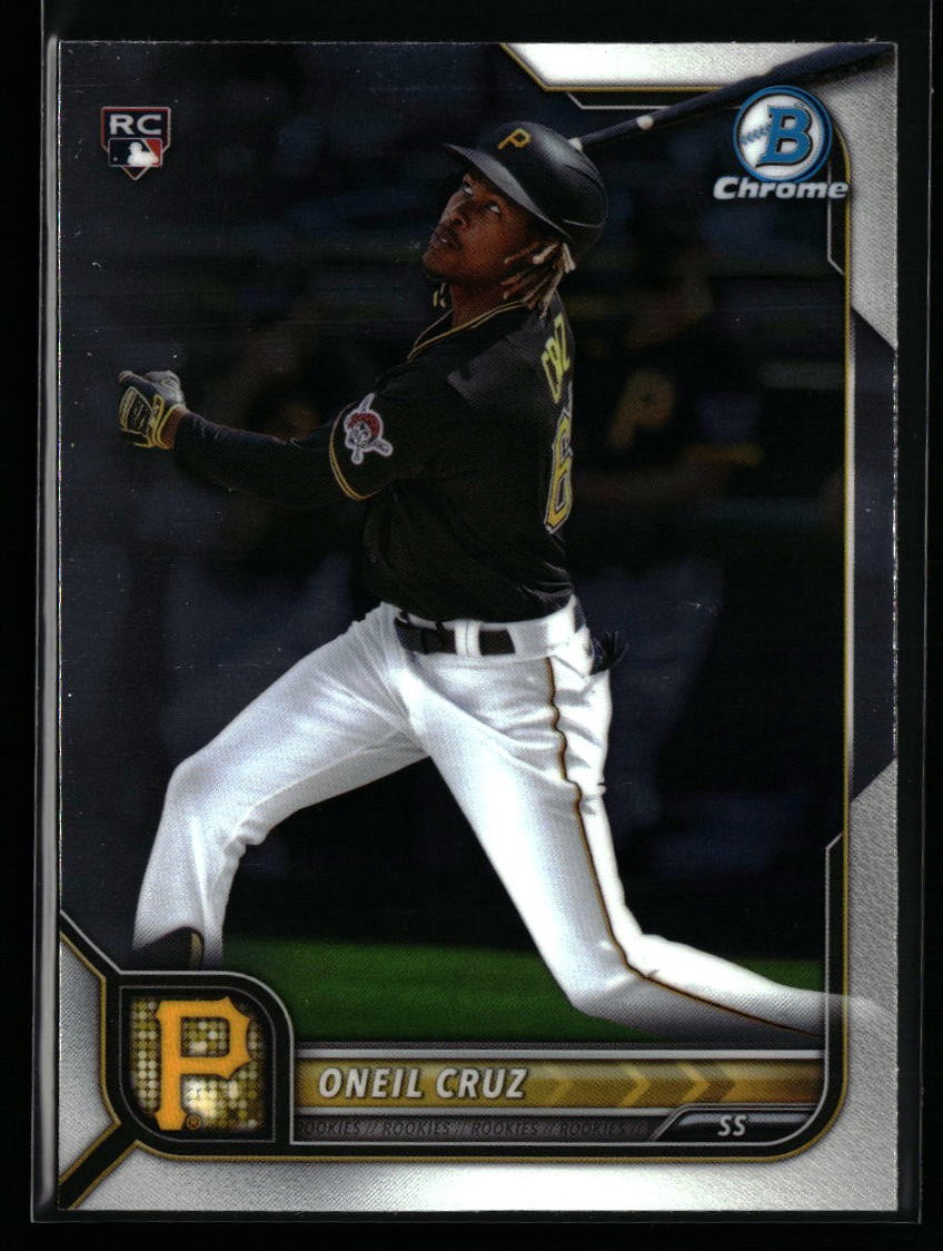 Oneil Cruz 2022 Bowman Chrome #45 Rookie Pittsburgh Pirates
