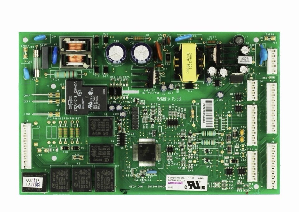 Replacement Control Board For GE Refrigerator WR55X10942C PS16729744 AP7188100