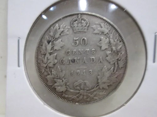 1913 CANADIAN HALF DOLLAR