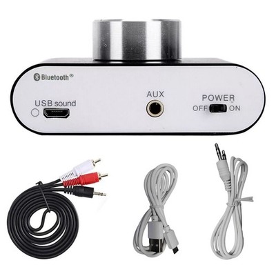 50W+50W Car Home Mini Bluetooth 5.0 Digital Power Amplifier HiFi Stereo Audio