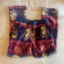 Harry Potter Sleepwear Fleece PJ Pants Hogwarts Gryffindor Size M youth