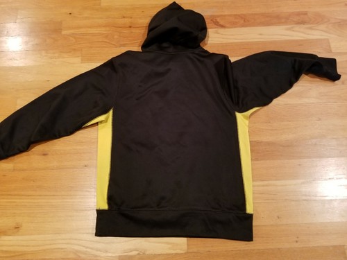 Livestrong hoodie Thermal fit by Nike Medium YOUTH SIZE MEDIUM black yellow nice - Picture 4 of 4