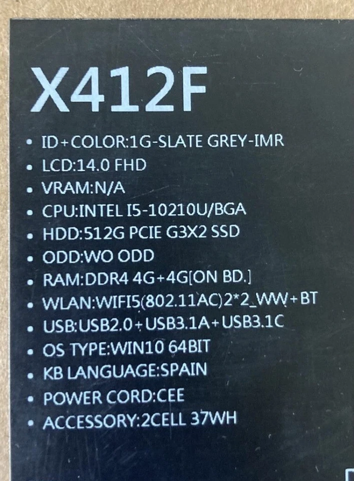 Portátil Asus i5 Vivobook - Imagen 2 de 4