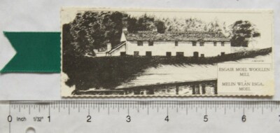 Vintage Lesezeichen - Esgair Moel Wollmühle, Brecknock, Powys