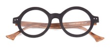 HANDMADE Vintage Round Retro Glasses Optical Eyeglass Frames Rx Clear Lenses