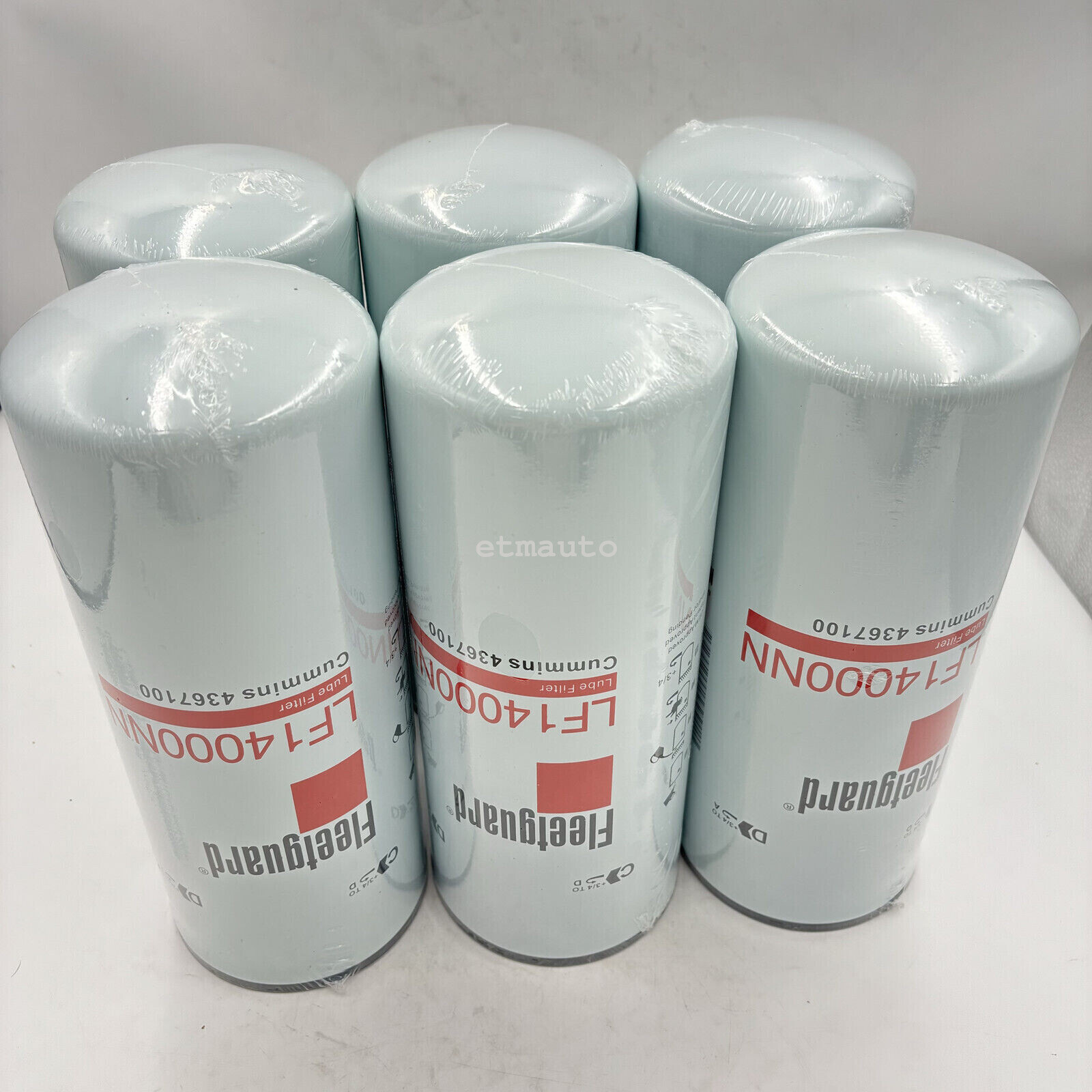 6Pack Fleetguard LF14000NN Oil Filter Cummins ISX 4367100 OEM Free ...