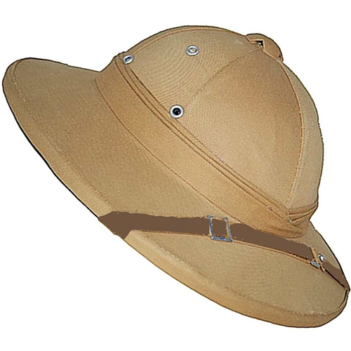 CAPPELLO SAFARI COLONIALE ESPLORATORE ADULTO CARNEVALE | eBay