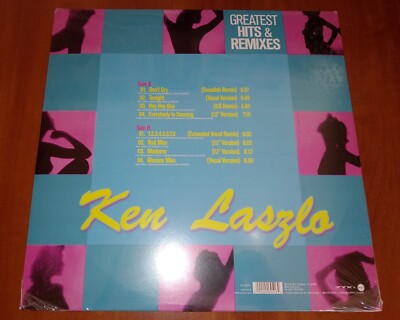 KEN LASZLO GREATEST HITS & REMIXES LP *LTD* ZYX PRESS VINYL ITALO