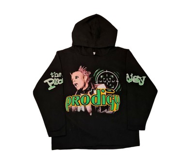 Prodigy - Keith Flint/Album cover on back - 1990 Hoodie Vintage 