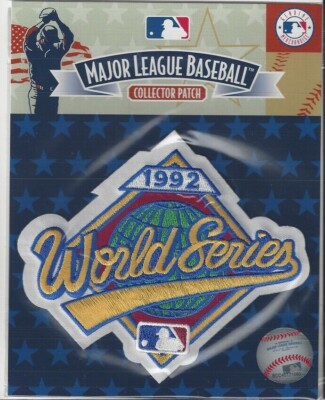 1992 World Series Jersey Patch Toronto Blue Jays Atlanta Braves Pkg 5'' x 4 1/2''