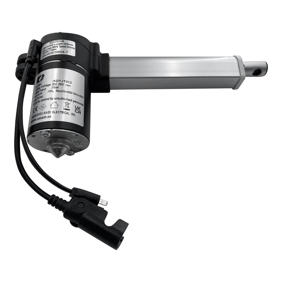 Atuador linear Kaidi Motor modelo KDYJT013-56 para sofá cadeira elevatória reclinável elétrica - Imagem 3 de 4