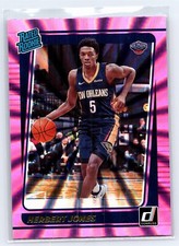 2021-22 Panini Donruss - Rated Rookie Herbert Jones #207 Holo Pink Laser (RC)