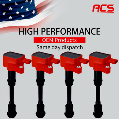 4X OEM High Performance Ignition Coil For Ford Escape Transit Connect 1.6L UF674