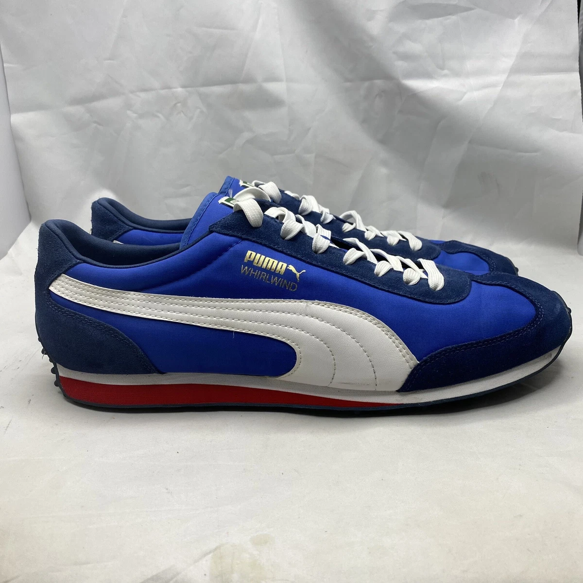 Puma Whirlwind Red White Blue Men's Tennis Shoes Size 14 | eBay