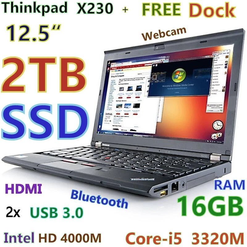 Lenovo ThinkPad X230 Black PC Laptops & Netbooks for Sale - eBay