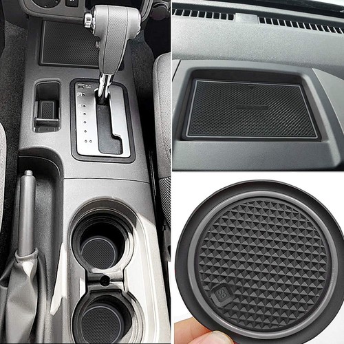 Auovo for Nissan Frontier Crew Cab Xterra Accessories Cup Holder Anti Dust Mats