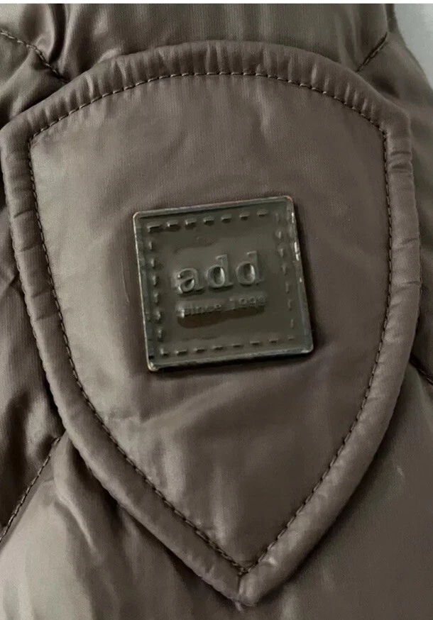 ADD Winterjacke Damen Gr. DE 38 braun Casual-Look Taupe Gans Daunen - Bild 3 von 4