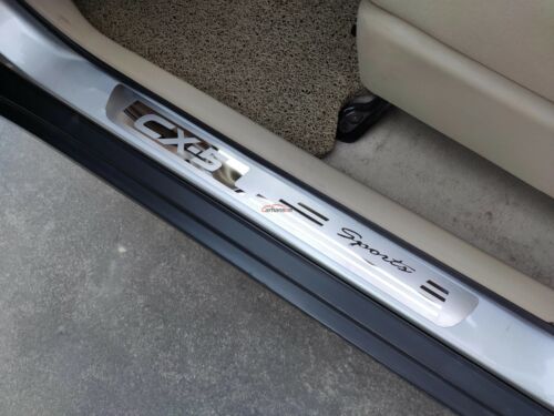 for Car Accessories Mazda CX 5 Door Sill Scuff Plate Protector Guard 2013 2023 - Picture 6 of 12