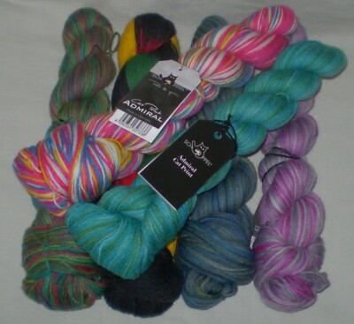 (105 /kg) 100 gr Admiral CAT PRINT  Sockenwolle von Schoppel in Handdye Technik