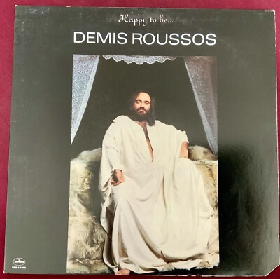 Demis Roussos    Happy To Be... :Vinyl LP. Mercury   SRM-1-1086, 1976. EX