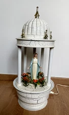 Vintage Oil Rain Lamp Virgin Mary Madonna 22'' !!