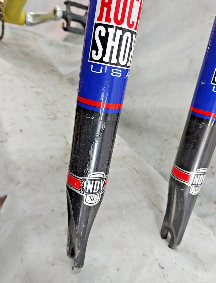 Ensemble Cadre VTT Gary Fisher Big Sur 1998 - Taille XL 21,5" - Fourche Rock Shox - Transmission Deore XT - Occasion à Réviser