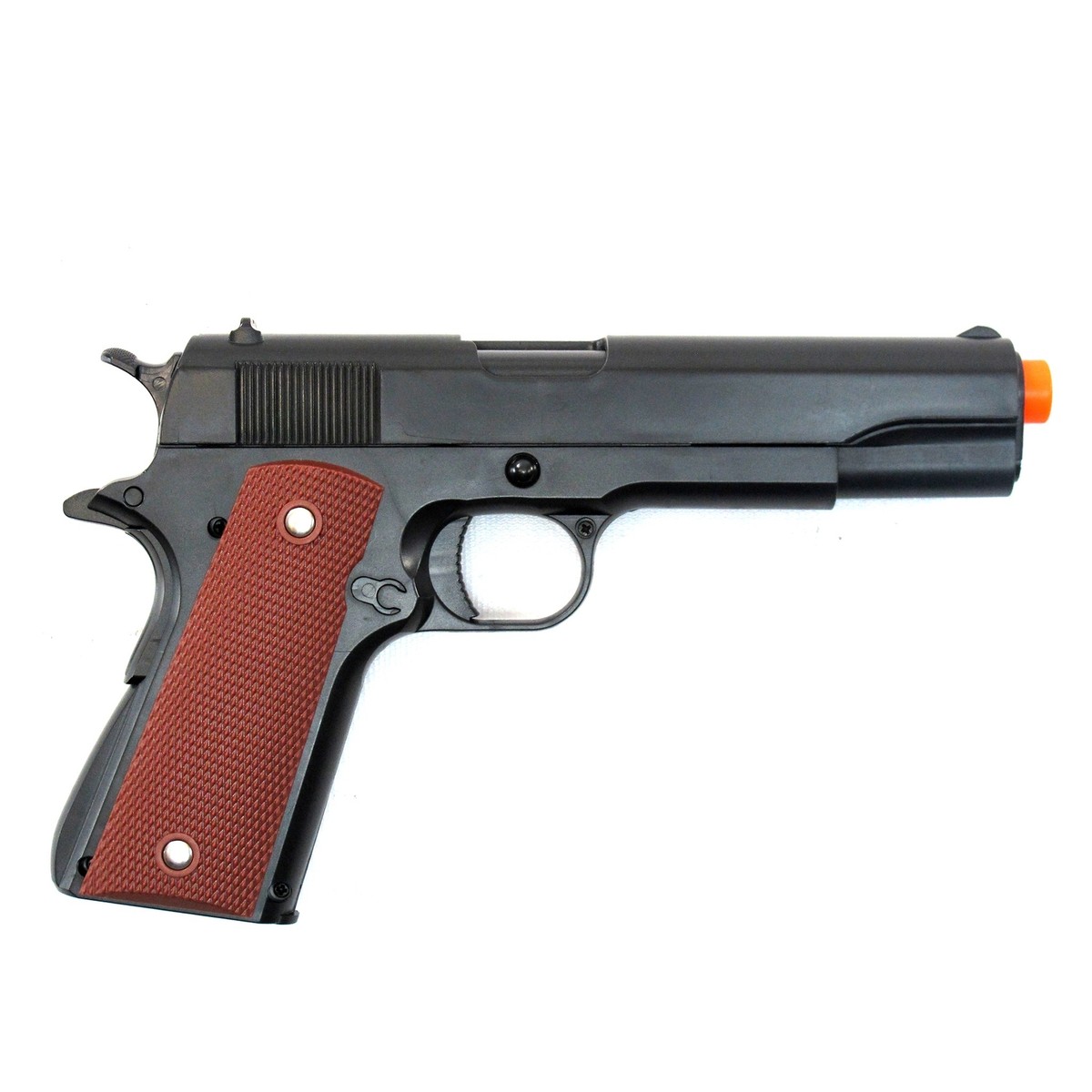 BBTac Airsoft 1911 Pistol Gun Spring Powered Handgun Wood Color