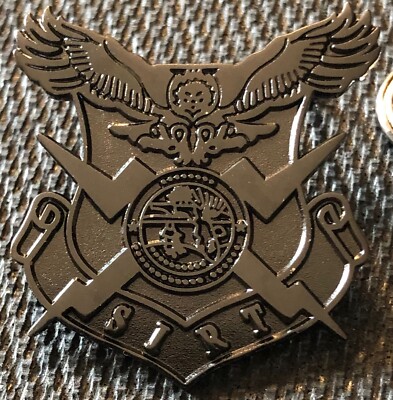 USMS - FBI - DEA - ATF - DHS -  S.I.R.T.  Team VERY RARE TacticalBLACK lapel Pin
