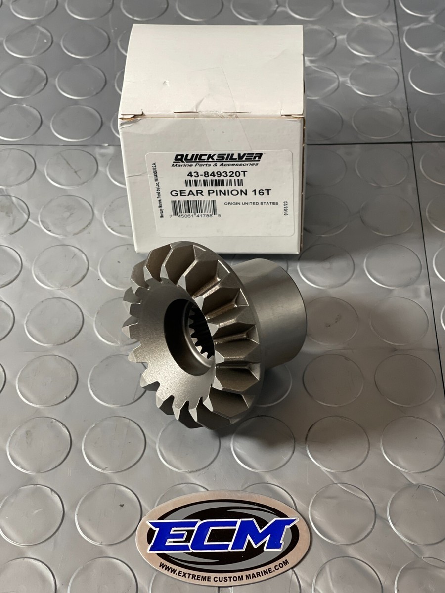 Mercury Marine Mercruiser Bravo XR Upper Pinion Gear 16 Tooth PN