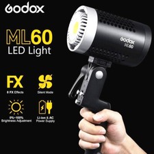 Godox ML60 60W Handheld LED Video Light CRI96 Photography COB Daylight Lights
